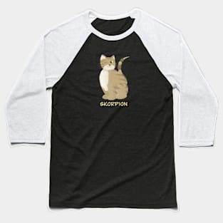 Skorpion Katze Star sign Baseball T-Shirt